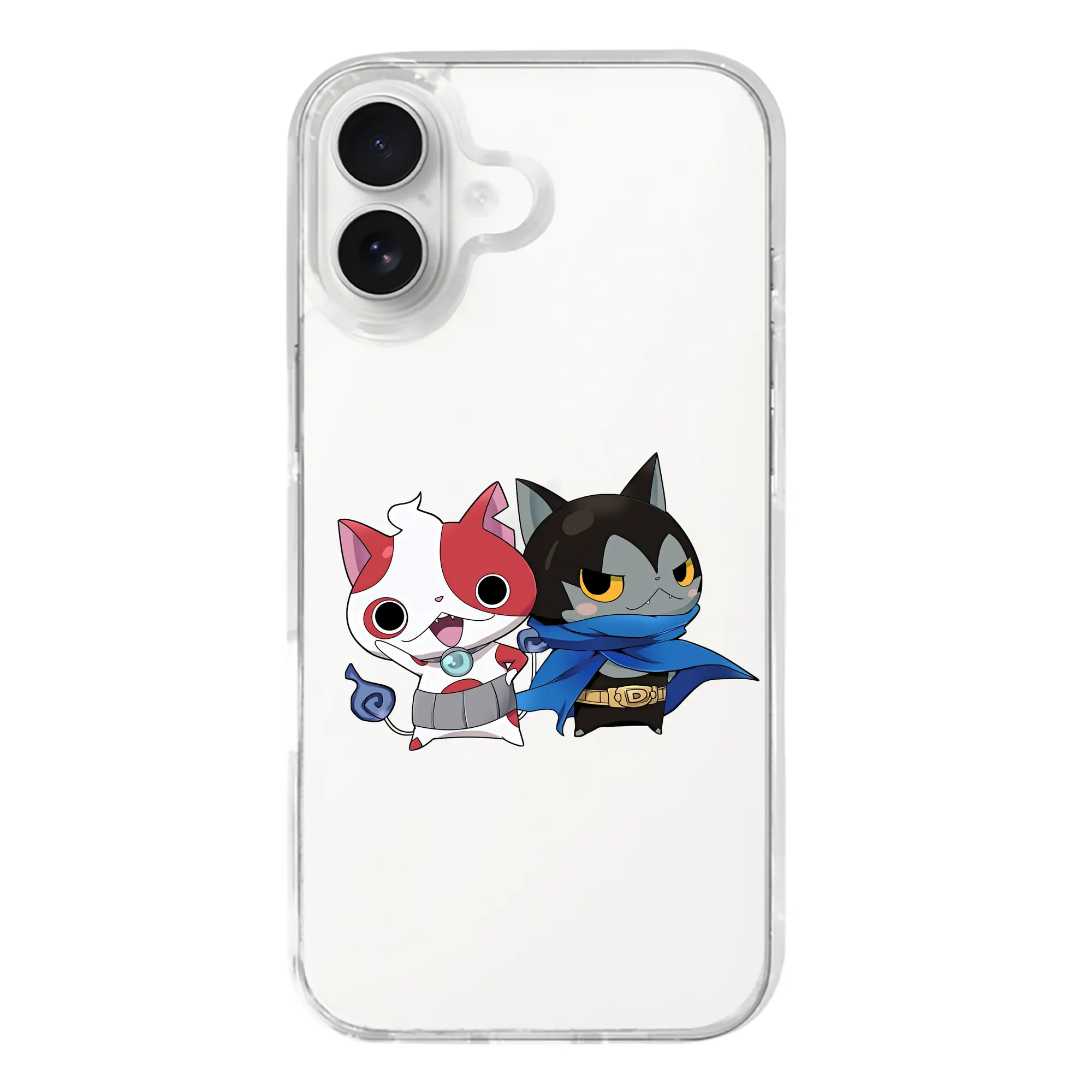 妖怪ウォッチ グッズ,ダークニャン - iPhone 17シリーズ 透明スマホケース – 薄型・耐衝撃・精密フィット保護カバー